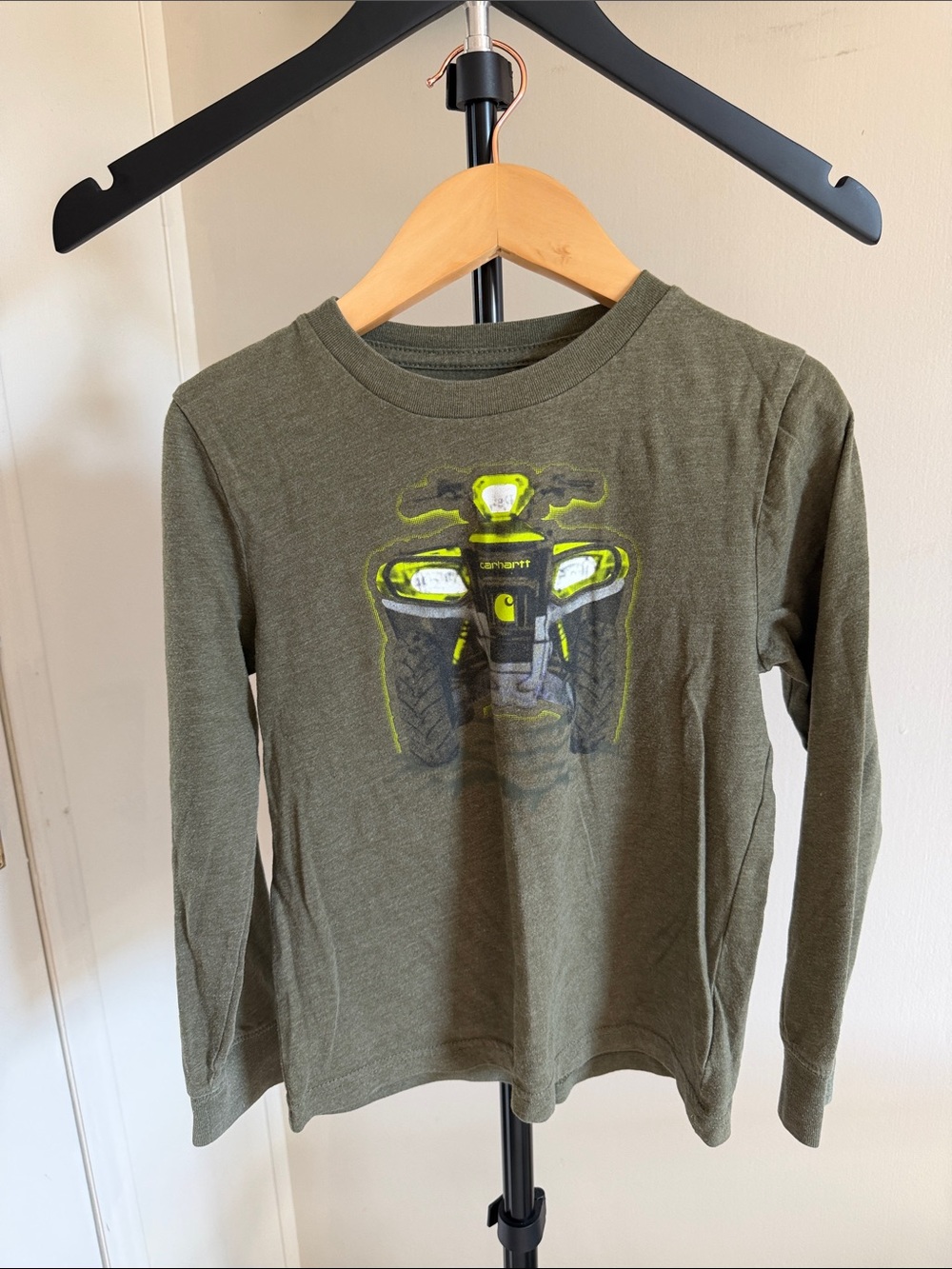 Carhartt Boys ATV Graphic Long Sleeve Shirt Size 5